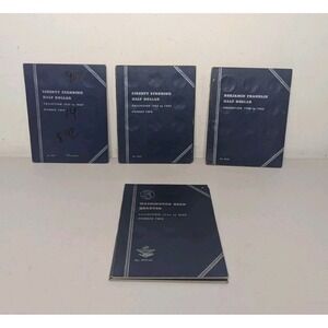 Vintage Whitman Coin Folders/Albums/Books - Lot of 4 Franklin Washington *read